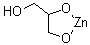 Zinc monoglycerolate molecular structure (CAS 16754-68-0)