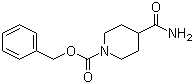 structure of CAS# 167757-45-1, 1-Cbz-4-piperidinecarboxamide;Benzyl 4-(aminocarbonyl)-1-pyridinecarboxylate