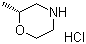 结构式 CAS# 168038-14-0, (R)-2-甲基吗啉盐酸盐