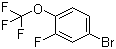 1-溴-3-氟-4-三氟甲氧基苯分子结构 (CAS 1682-06-0)