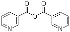 结构式 CAS# 16837-38-0, 3-吡啶甲酸酐; 烟酸酐