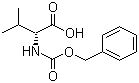 N-苄氧羰基-D-缬氨酸分子结构 (CAS 1685-33-2)