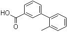 structure of CAS# 168618-44-8, 2'-Methylbiphenyl-3-carboxylic acid