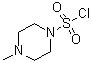 structure of CAS# 1688-95-5, 4-Methyl-1-piperazinylsulfonyl chloride;4-Methyl-1-piperazinesulfonyl chloride