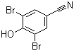 structure of CAS# 1689-84-5, Bromoxynil;3,5-Dibromo-4-hydroxybenzonitrile