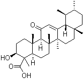structure of CAS# 17019-92-0, 11-Keto-beta-boswellic acid