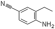 structure of CAS# 170230-87-2, 4-Amino-3-ethylbenzonitrile