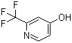 structure of CAS# 170886-13-2, 2-Trifluoromethylpyridin-4-ol;4-Hydroxy-2-trifluoromethylpyridine