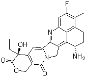 结构式 CAS# 171335-80-1, 依喜替康