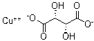 Tartaric acid copper(2+) salt molecular structure (CAS 17263-56-8)