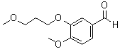 3-(3-Methoxypropoxy)-4-methoxybenzaldehyde molecular structure (CAS 172900-75-3)
