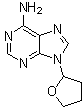structure of CAS# 17318-31-9, 9-(Tetrahydro-2-furyl)adenine;NSC 53339; SQ 22536; Tetrahydrofuryl-9-adenine