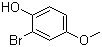 structure of CAS# 17332-11-5, 2-Bromo-4-methoxybenzenol