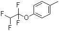结构式 CAS# 1737-11-7, 1,1,2,2-四氟乙基-4-甲基苯基醚
