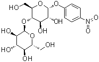 结构式 CAS# 17400-77-0, 对硝基苯基 alpha-D-麦芽糖苷