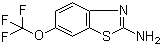 结构式 CAS# 1744-22-5, 利鲁唑; 2-氨基-6-三氟甲氧基苯并噻唑