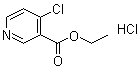 structure of CAS# 174496-99-2, 4-Chloronicotinic acid ethyl ester hydrochloride