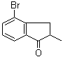 结构式 CAS# 174702-59-1, 4-溴-2-甲基-1-茚满酮