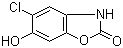 structure of CAS# 1750-45-4, 6-Hydroxychlorzoxazone;5-Chloro-6-hydroxy-2(3H)-benzoxazolone; 5-Chloro-6-hydroxybenzoxazone