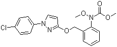 Pyraclostrobine molecular structure (CAS 175013-18-0)