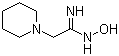 N-羟基-1-哌啶乙脒分子结构 (CAS 175136-64-8)