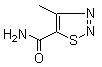 结构式 CAS# 175136-67-1, 4-甲基-1,2,3-噻二唑-5-甲酰胺