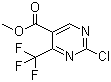 2-氯-4-(三氟甲基)嘧啶-5-甲酸甲酯分子结构 (CAS 175137-27-6)