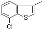 7-氯-3-甲基苯并噻吩分子结构 (CAS 17514-68-0)