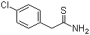 2-(4-氯苯基)硫代乙酰胺分子结构 (CAS 17518-48-8)