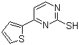 4-(2-Thienyl)pyrimidine-2-thiol molecular structure (CAS 175202-75-2)