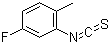 5-氟-2-甲基苯基异硫氰酸酯分子结构 (CAS 175205-39-7)