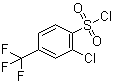 structure of CAS# 175205-54-6, 2-Chloro-4-trifluoromethylbenzenesulfonyl chloride;2-Chloro-4-(trifluoromethyl)benzene-1-sulfonyl chloride