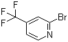 2-溴-4-(三氟甲基)吡啶分子结构 (CAS 175205-81-9)