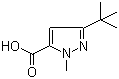 structure of CAS# 175277-11-9, 3-tert-Butyl-1-methyl-1H-pyrazole-5-carboxylic acid;5-tert-Butyl-2-methyl-2H-pyrazole-3-carboxylic acid