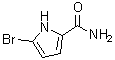 5-溴-1H-吡咯-2-甲酰胺分子结构 (CAS 17543-94-1)