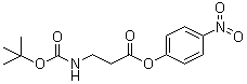 N-tert-Butoxycarbonyl-beta-alanine 4-nitrophenyl ester molecular structure (CAS 17547-09-0)