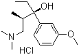 结构式 CAS# 175774-12-6, (2R,3R)-1-(二甲基氨基)-3-(3-甲氧基苯基)-2-甲基-3-戊醇盐酸盐