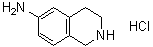 structure of CAS# 175871-42-8, 6-Amino-1,2,3,4-tetrahydroisoquinoline hydrochloride