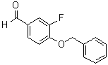 structure of CAS# 175968-61-3, 3-Fluoro-4-benzyloxybenzaldehyde;4-Benzyloxy-3-fluorobenzaldehyde