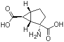 structure of CAS# 176199-48-7, Eglumegad;(1S,2S,5R,6S)-2-Aminobicyclo[3.1.0]hexane-2,6-dicarboxylic acid; Eglumetad; LY 354740