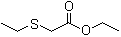 乙硫基乙酸乙酯分子结构 (CAS 17640-29-8)