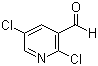 结构式 CAS# 176433-49-1, 2,5-二氯吡啶-3-甲醛