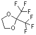 结构式 CAS# 1765-26-0, 2,2-二(三氟甲基)-1,3-二氧杂环戊烷