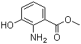 结构式 CAS# 17672-21-8, 2-氨基-3-羟基苯甲酸甲酯
