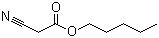 structure of CAS# 17686-39-4, Pentyl cyanoacetate;Pentyl 2-cyanoacetate