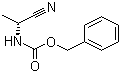 structure of CAS# 176894-58-9, N-[(1R)-1-Cyanoethyl]carbamic acid phenylmethyl ester