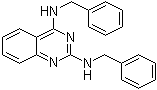 structure of CAS# 177355-84-9, N2,N4-Dibenzylquinazoline-2,4-diamine;DBeQ; JRF 12; N,N'-Dibenzylquinazoline-2,4-diamine