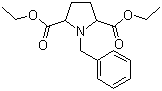 Diethyl 1-benzylpyrrolidine-2,5-dicarboxylate molecular structure (CAS 17740-40-8)
