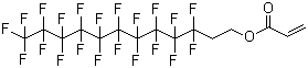 结构式 CAS# 17741-60-5, 2-全氟癸基丙烯酸乙酯