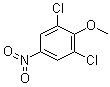 structure of CAS# 17742-69-7, 2,6-Dichloro-4-nitroanisole;3,5-Dichloro-4-methoxynitrobenzene; NSC 212118